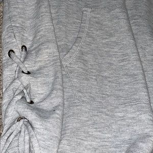 Long sleeve hooded shirt
